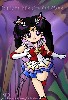 Sailor Chibi Cystal Moon - Wow the colors!  ;.;  Sorry, I went a little insane on this one.  Like the odangos?  Hehe...